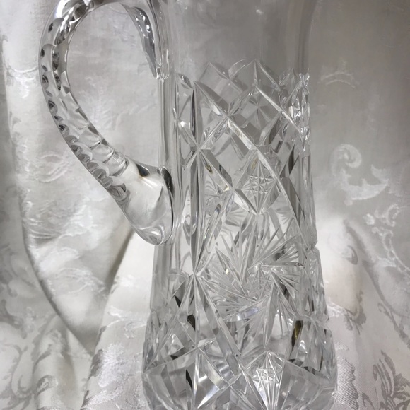 Vintage Cut Crystal Ice Bucket and Cruet - Picture 5 of 5